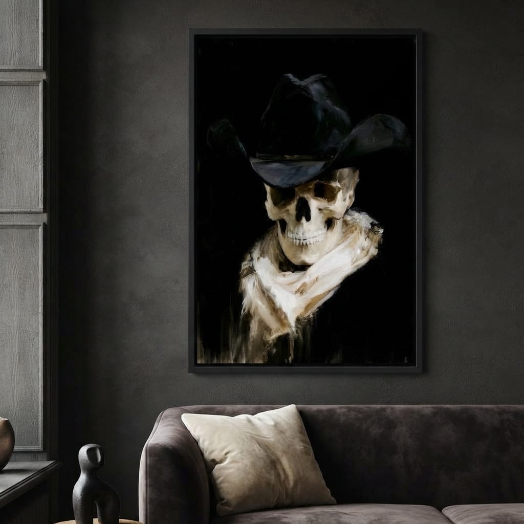 Last Ride of the Pale Outlaw Canvas Wall Art
