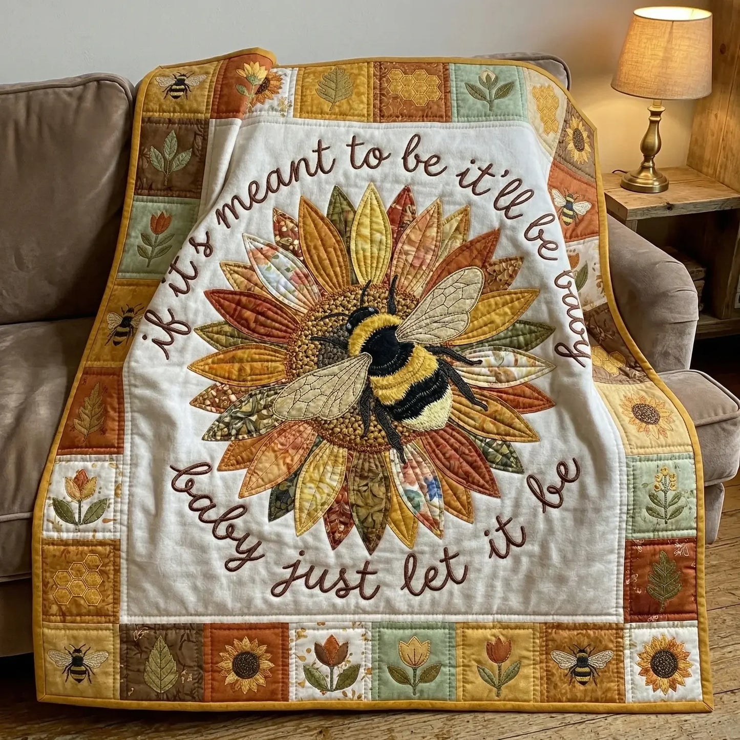 Let It Be Quilt Blanket