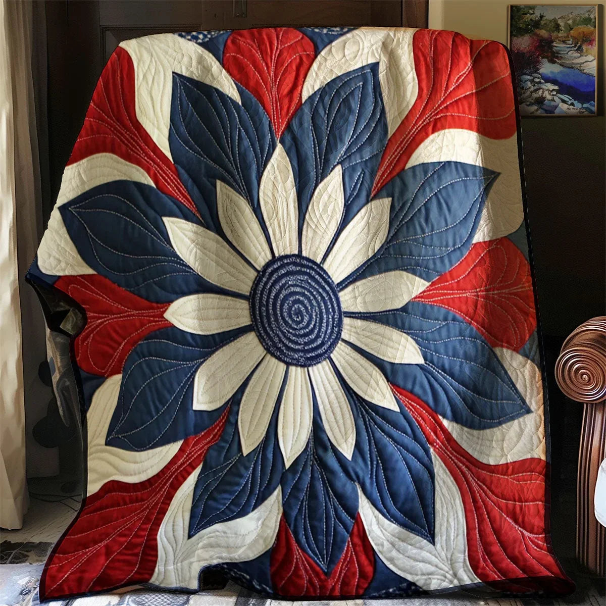 Liberty Flower Quilt Blanket