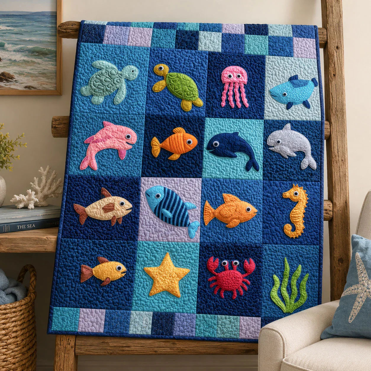 Little Friends Quilt Blanket - Quilted Blanket by Wild and Way
