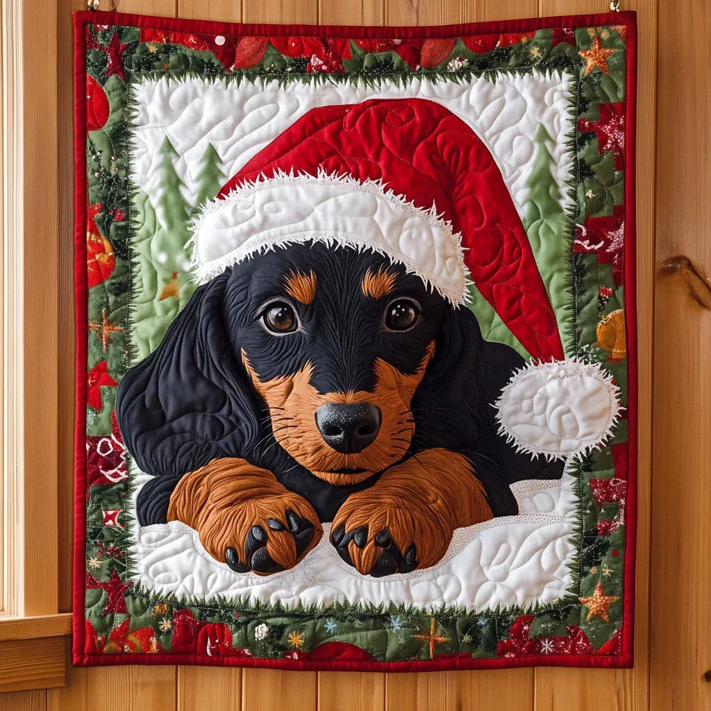 Little Santa Quilt Blanket