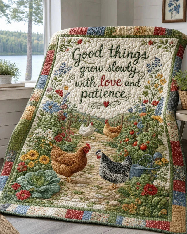 Little Sprout Quilt Blanket - Quilted Blanket by Wild and Way