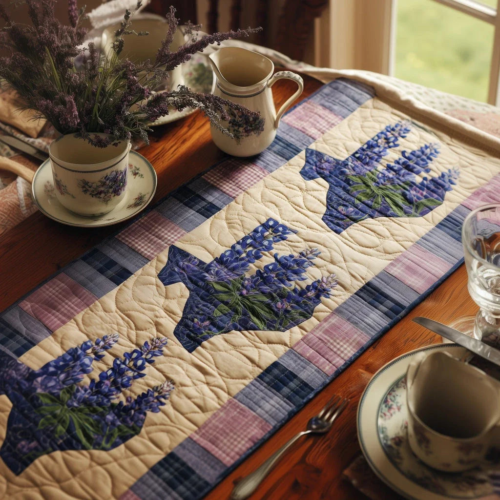 Lone Star Patch Quilted Table Runner