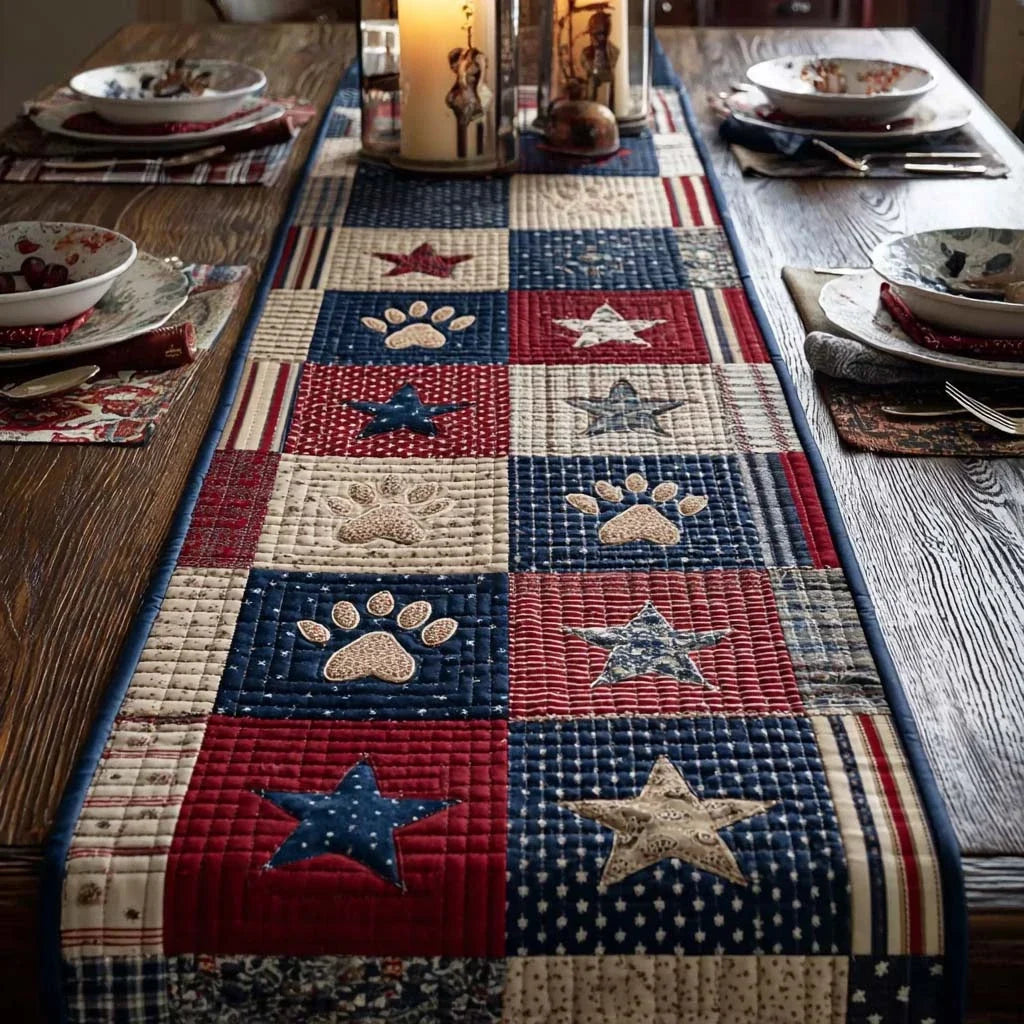 Loyal Prints Quilted Table Runner