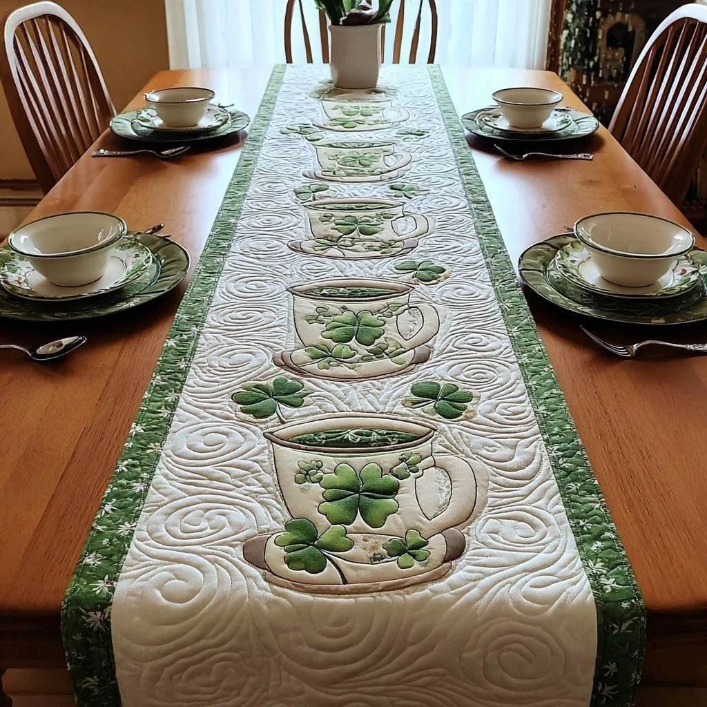 Lucky Steep Quilted Table Runner