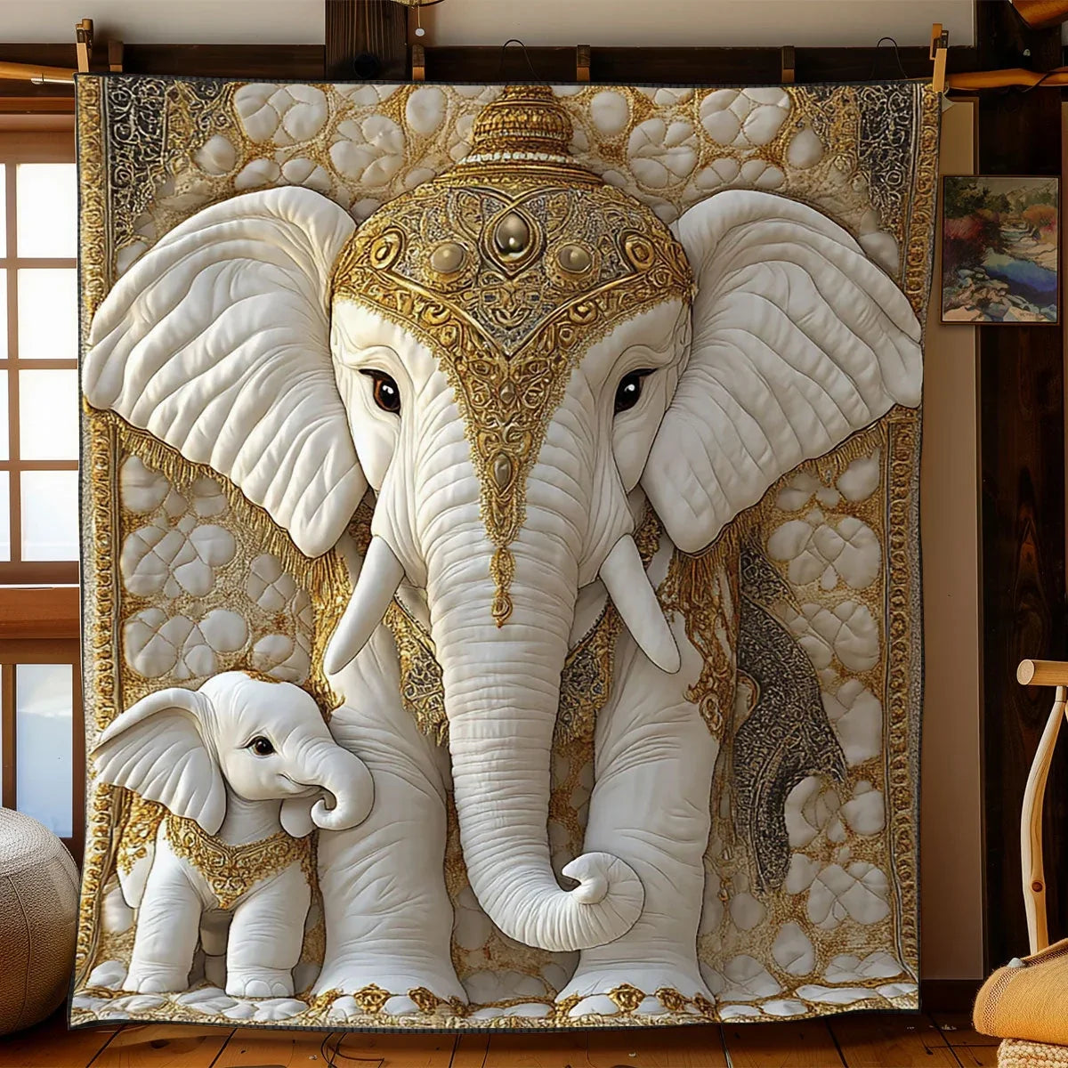 Elephant Quilt Blanket