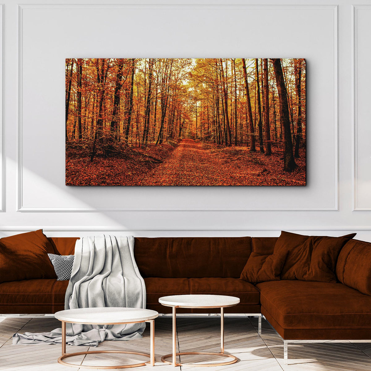 Autumn Tree Forest Canvas Wall Art