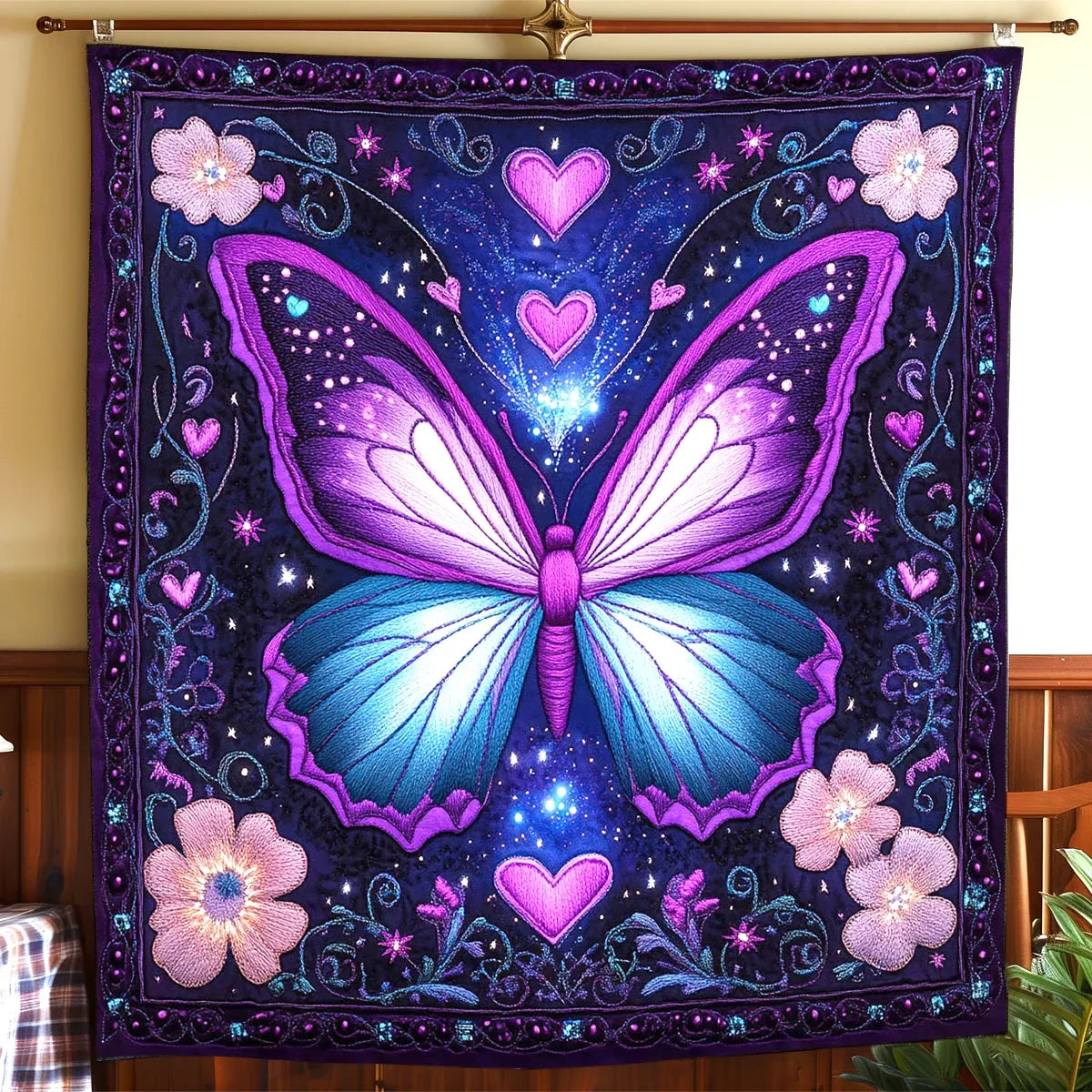 Magic Butterfly Quilt Blanket