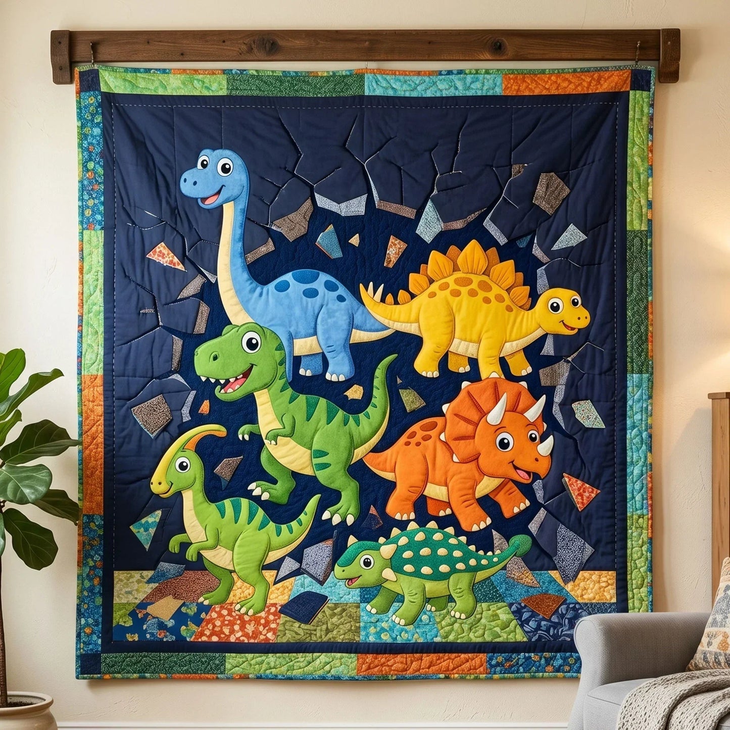Magic Monsters Quilt Blanket - Quilted Blanket by Wild and Way