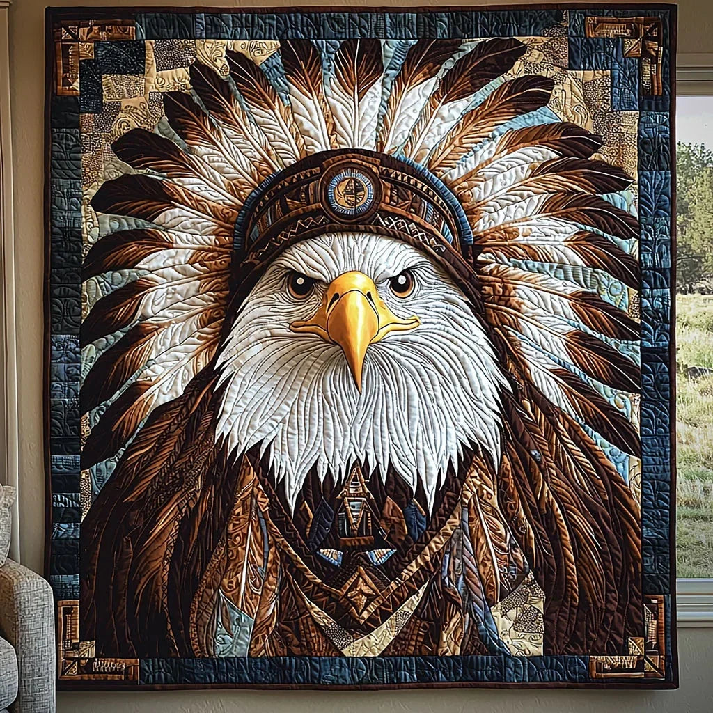 Majestic Eagle Quilt Blanket
