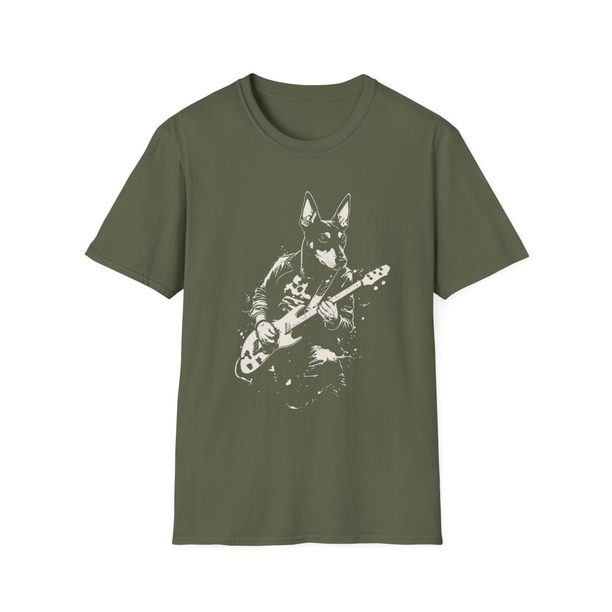 Manchester Terrier Rocking Guitar Tee