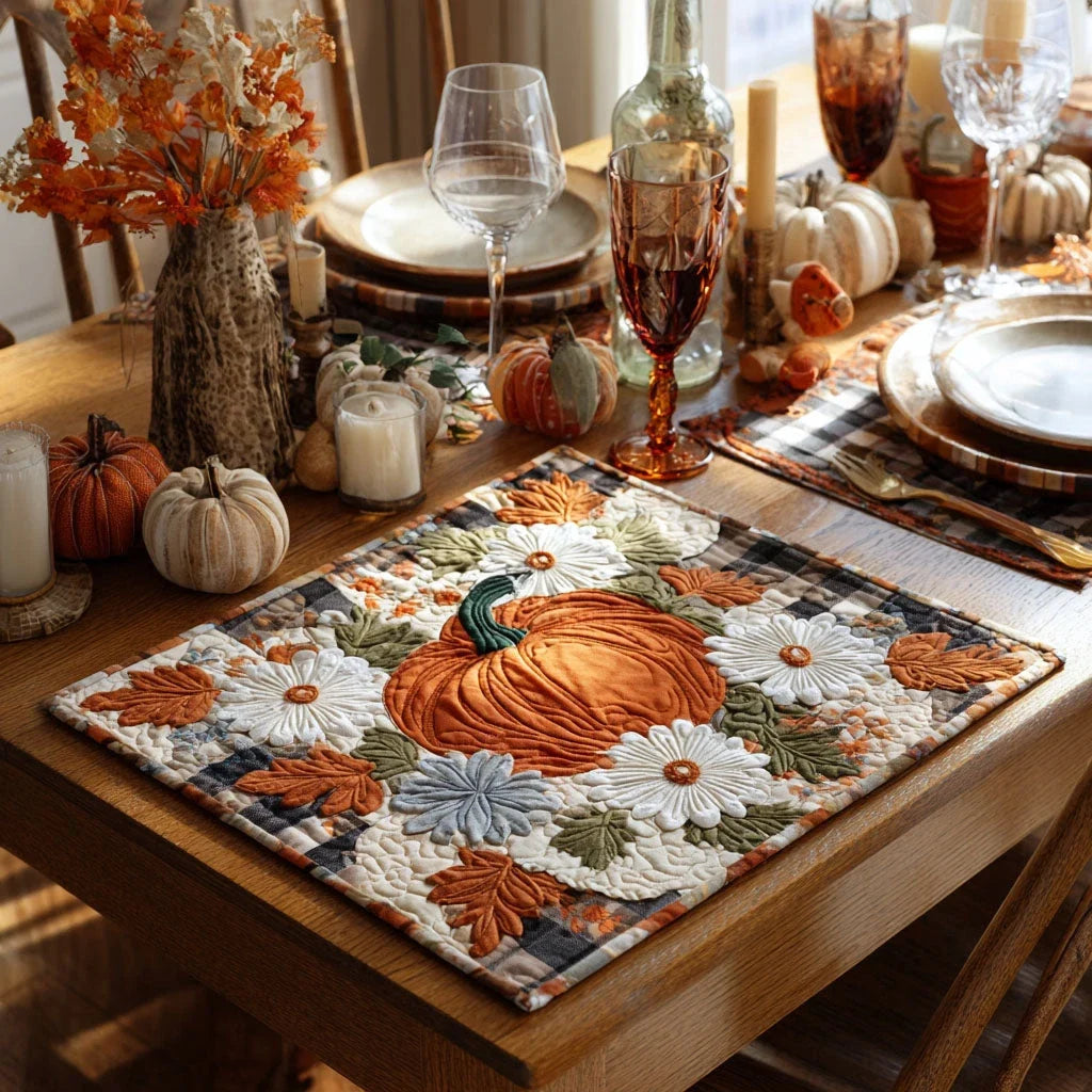 Maple Light Quilted Table Topper