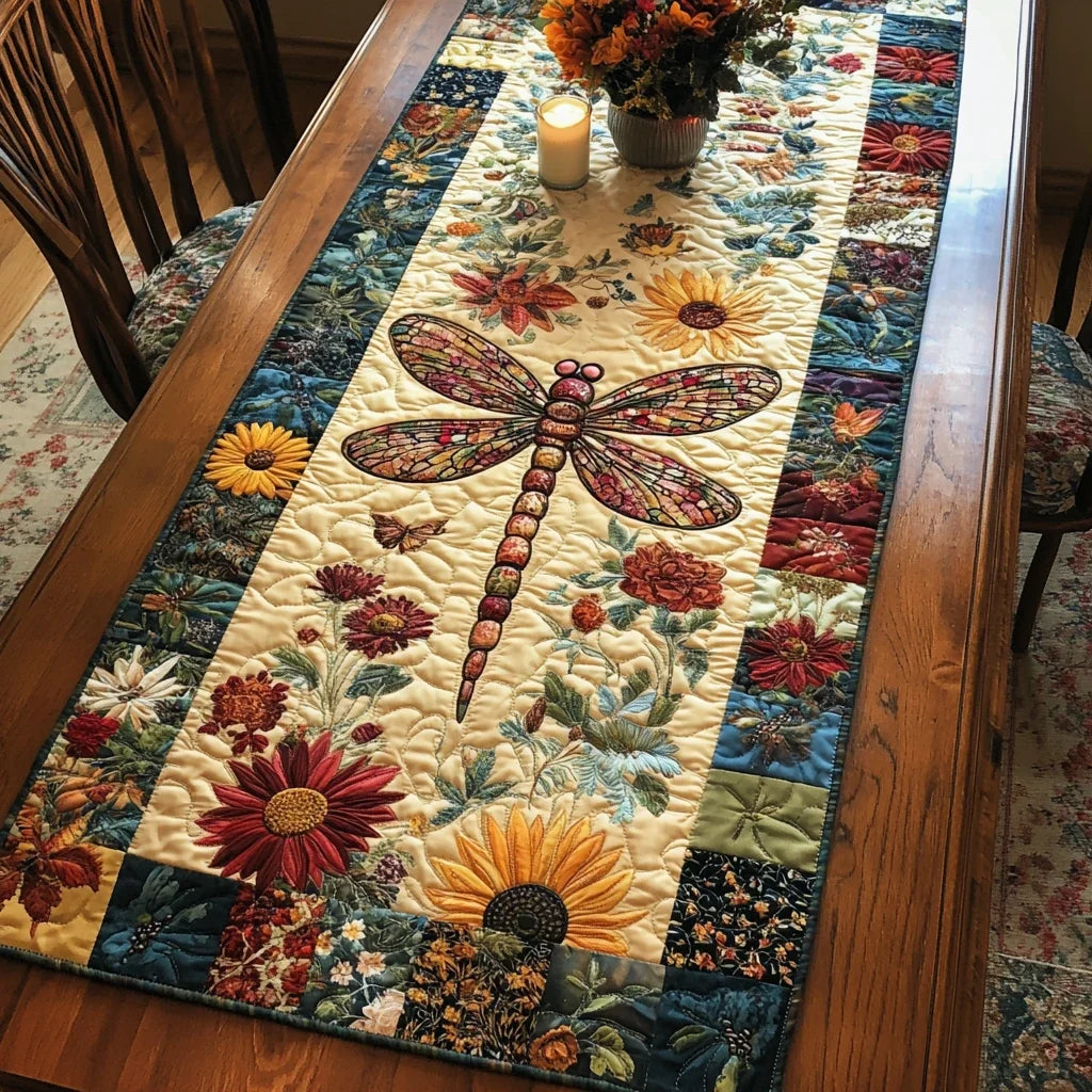 Meadow Magic Quilted Table Runner