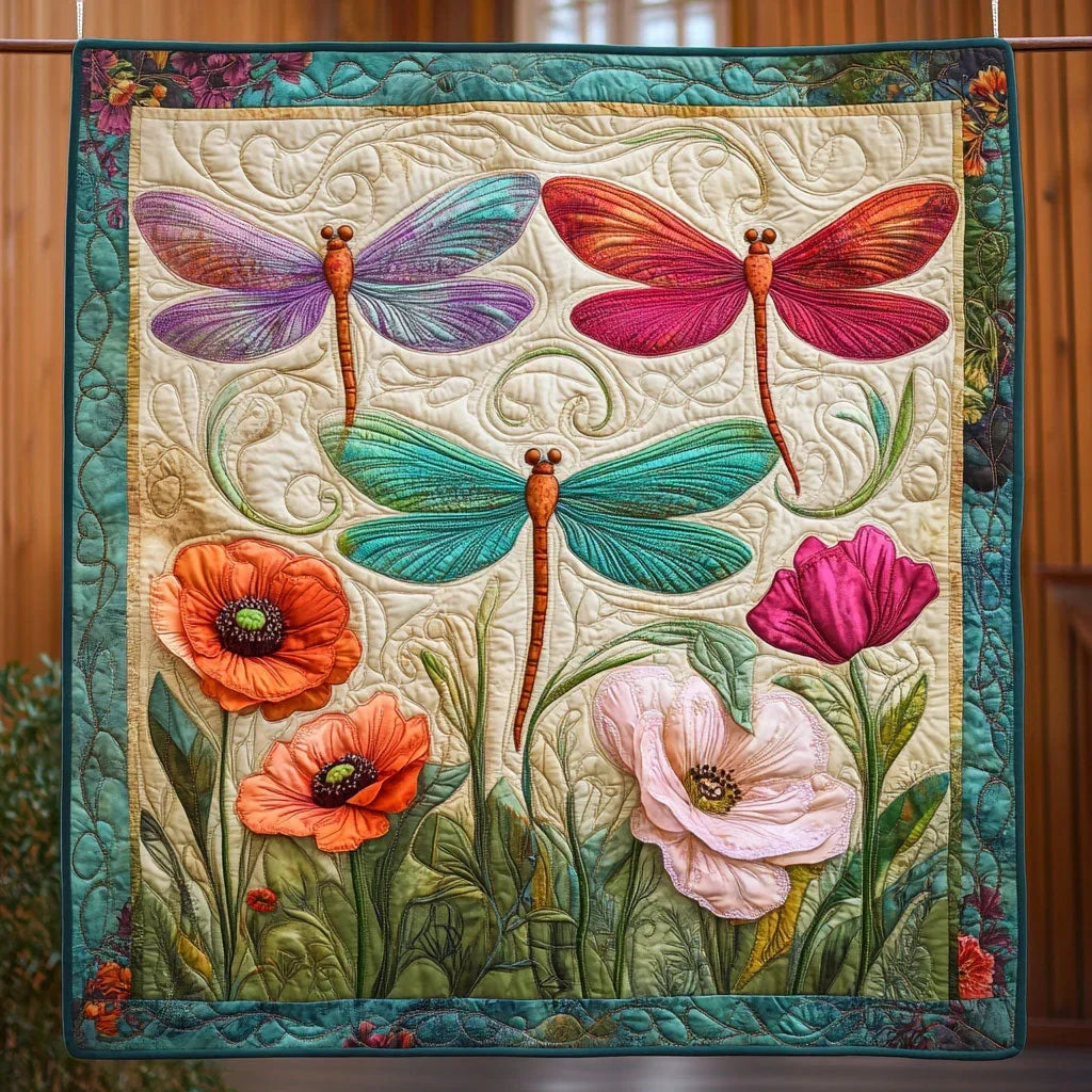 Meadow Whispers Quilt Blanket