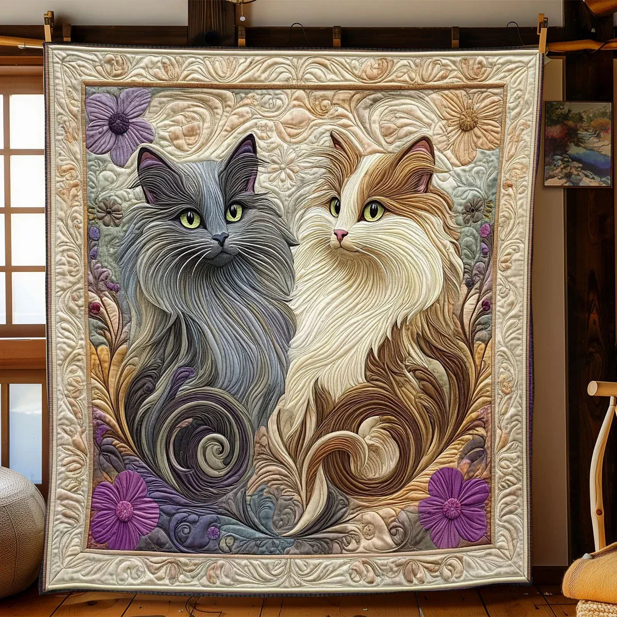 Meow Muse Quilt Blanket