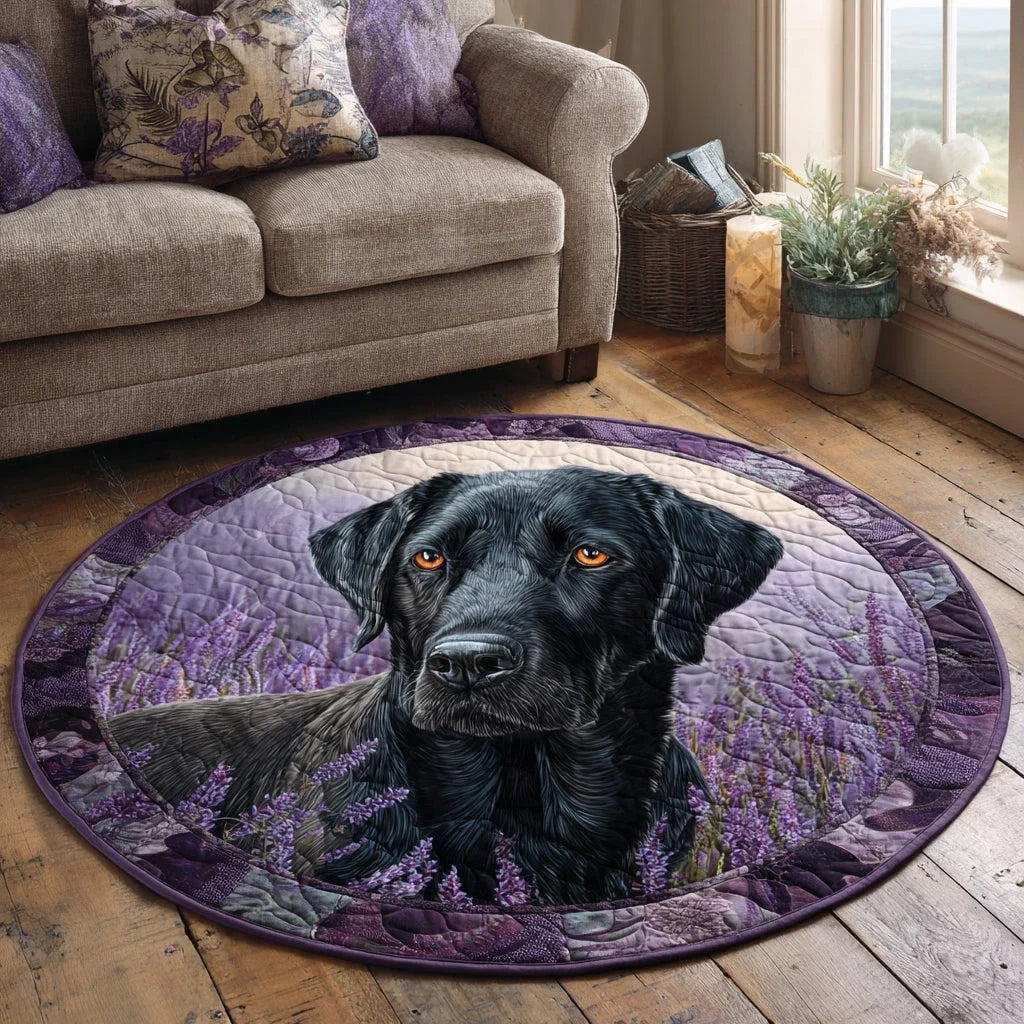 Midnight Companion Quilted Round Mat