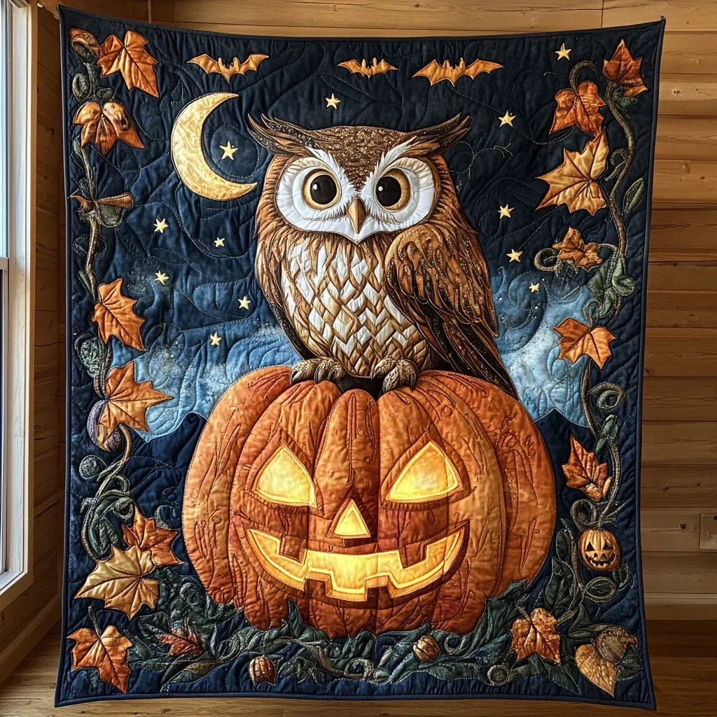 Midnight Owl Quilt Blanket