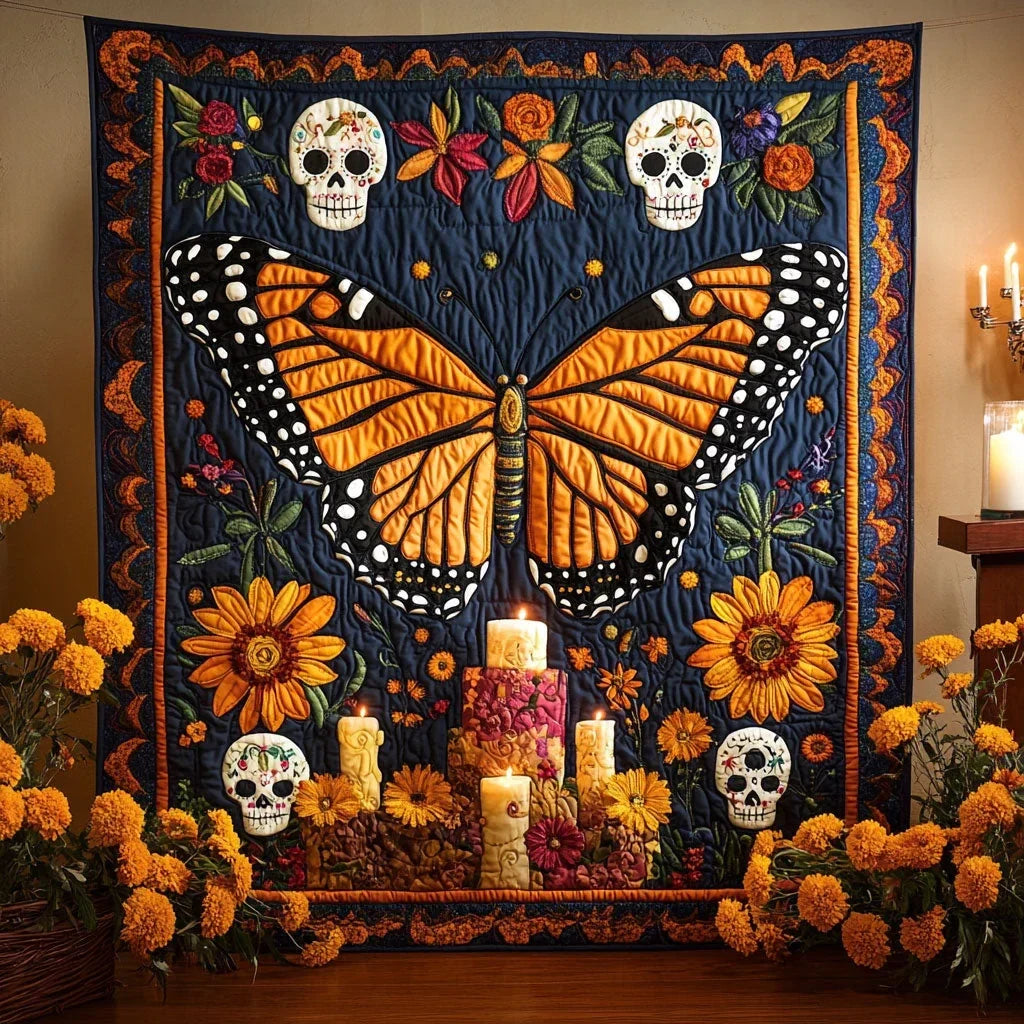 Monarch Memory Quilt Blanket
