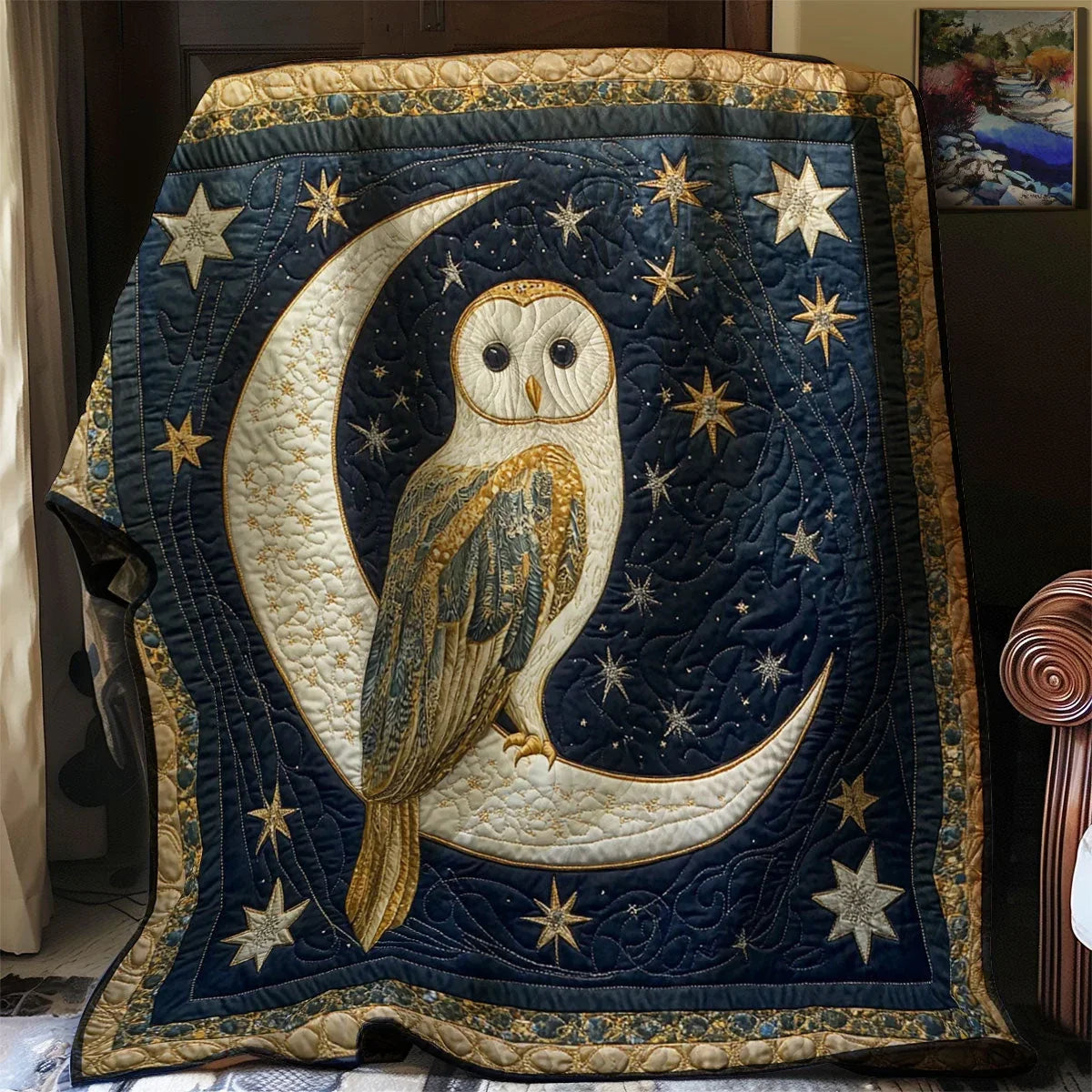 Moonkeeper Gaze Quilt Blanket