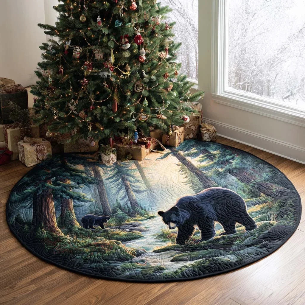 Morning in the Woods Quilted Round Mat