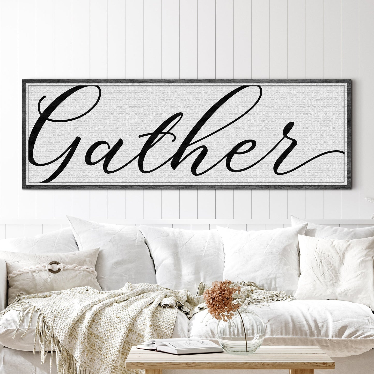 Gather Sign X - canvas