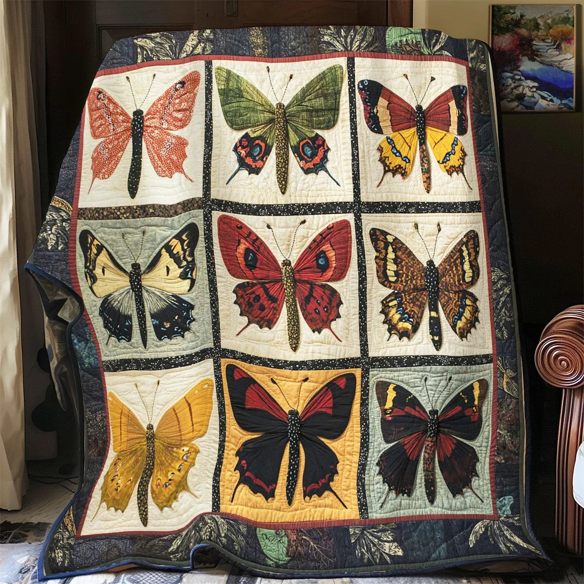 Mystery Moth Quilt Blanket