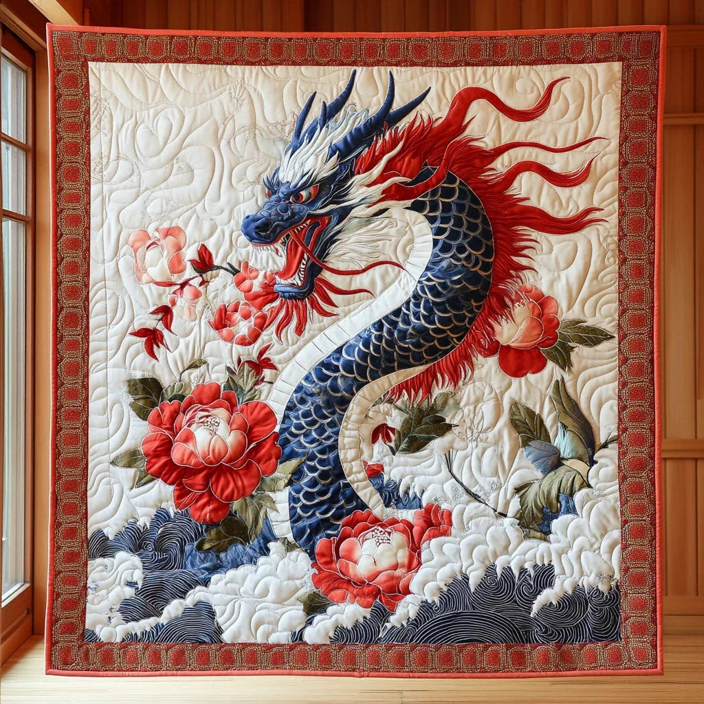 Mystic Dragon Quilt Blanket