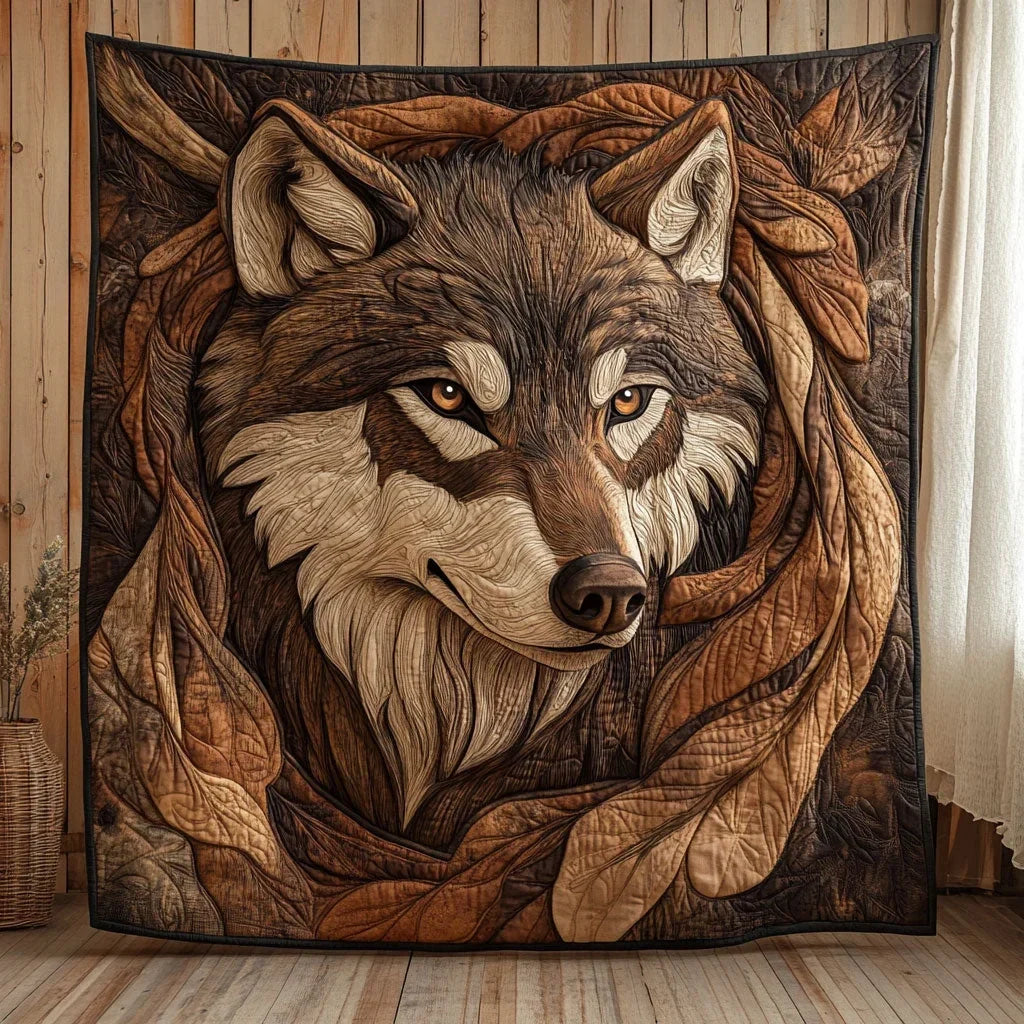 Native Hunter Quilt Blanket