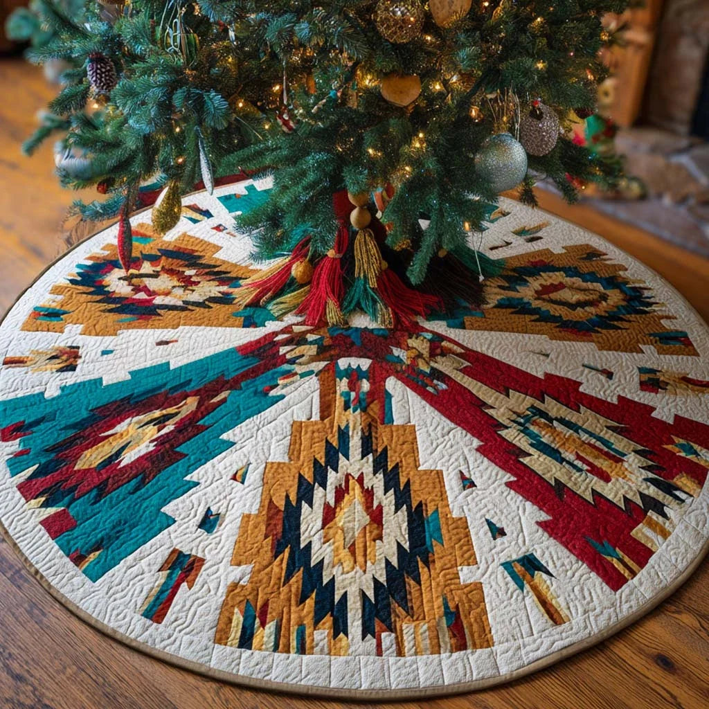 Native Quilted Tree Skirt