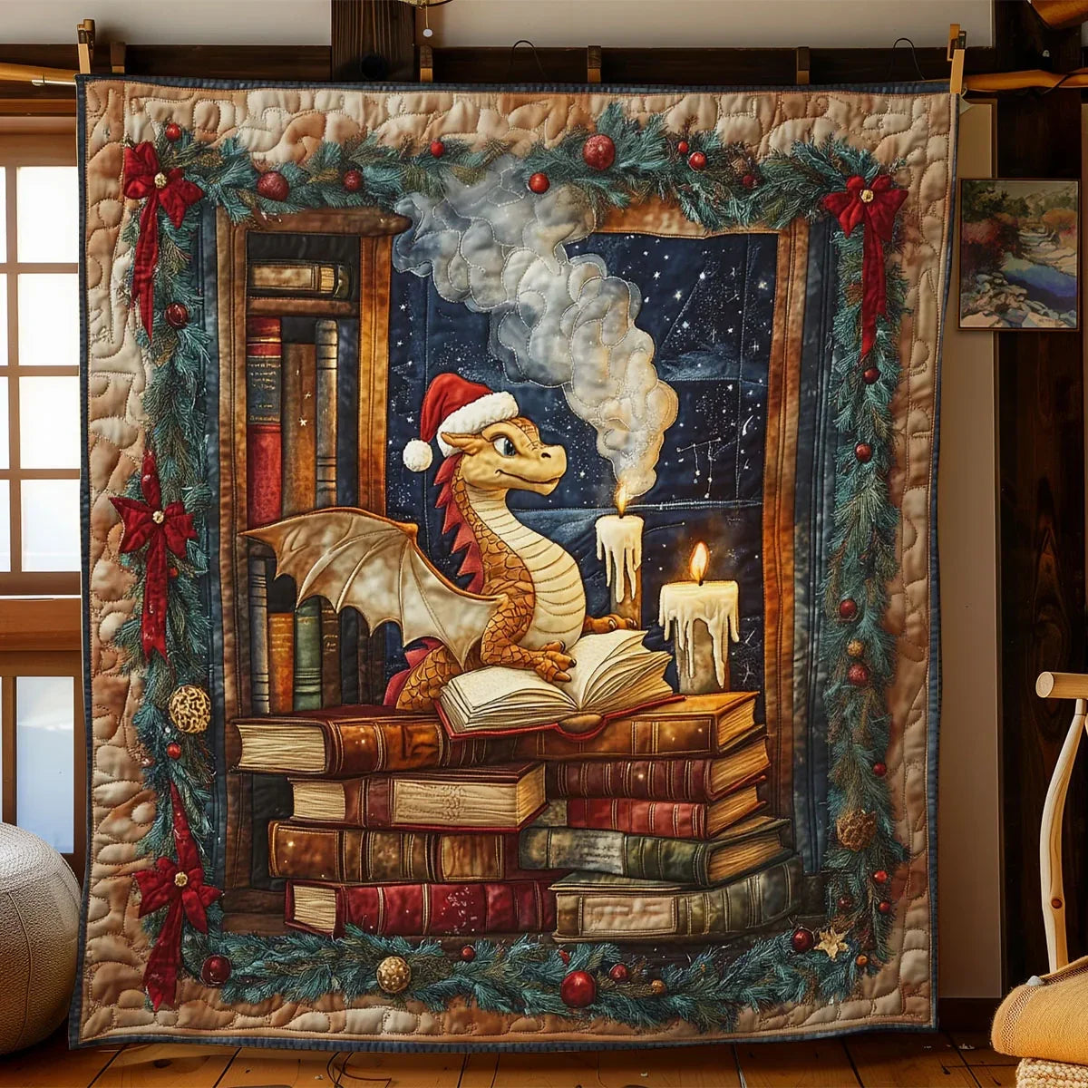 Night Guardian Quilt Blanket