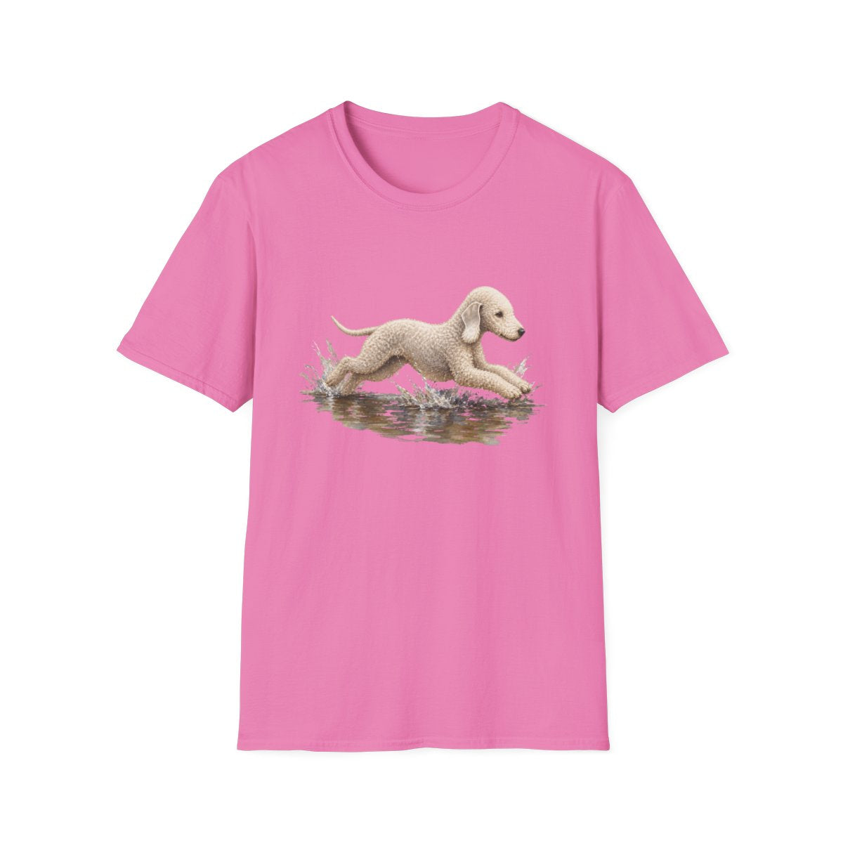 No Puddle Left Behind Bedlington Terrier Tee