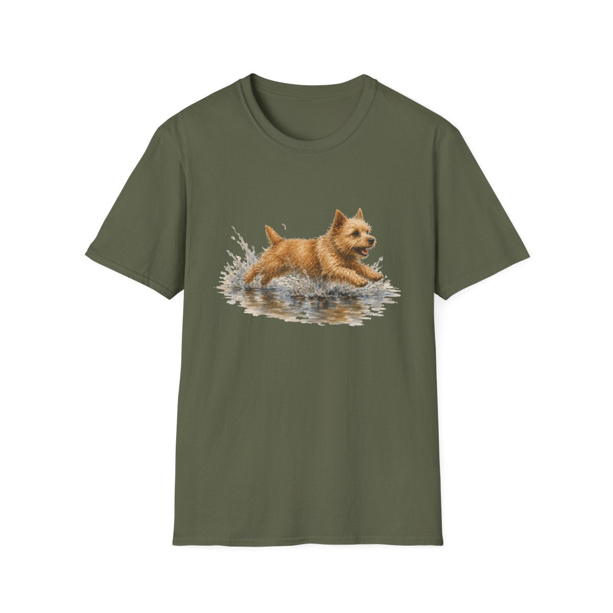 No Puddle Left Behind Norwich Terrier Tee