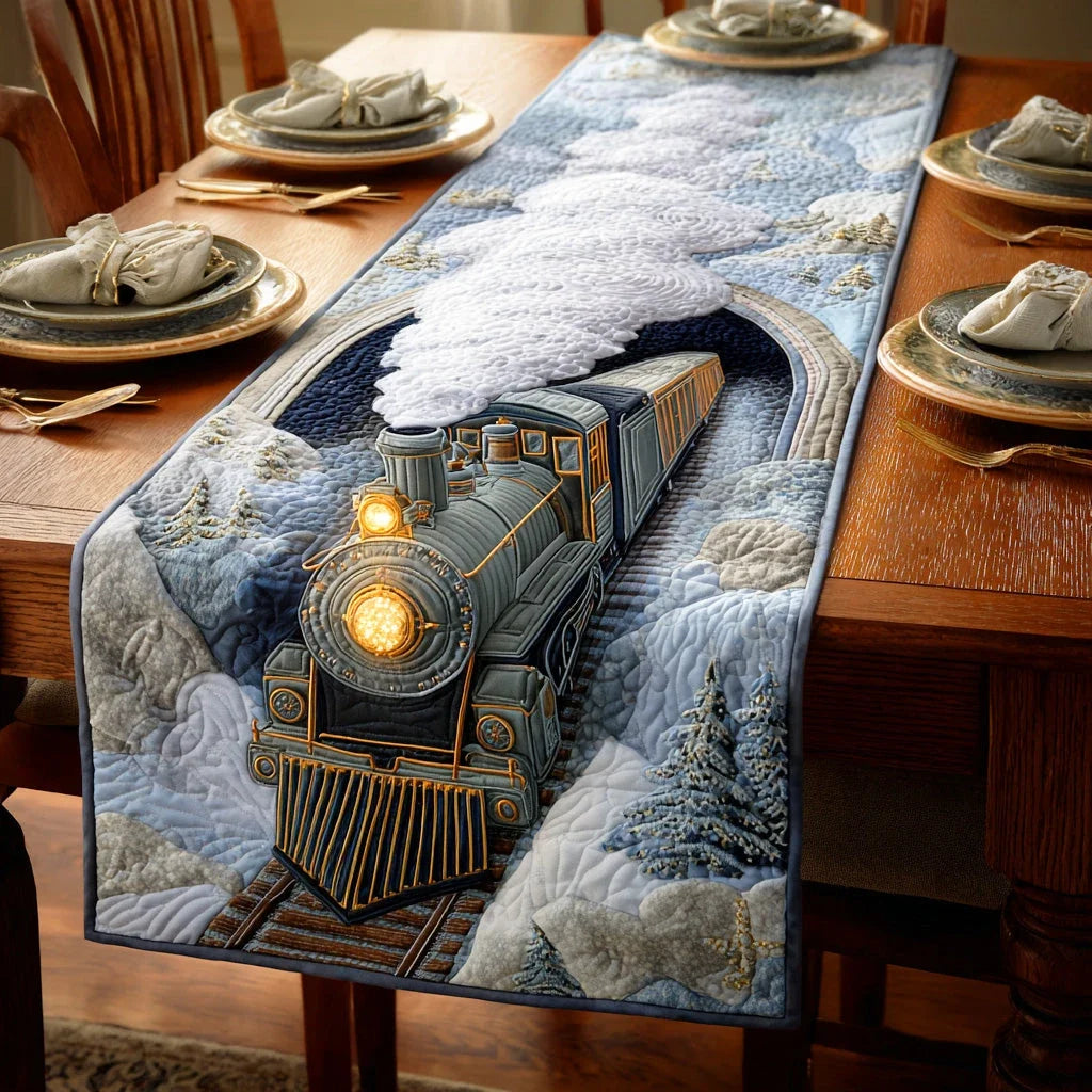 North Pole Express Quilted Table Runner