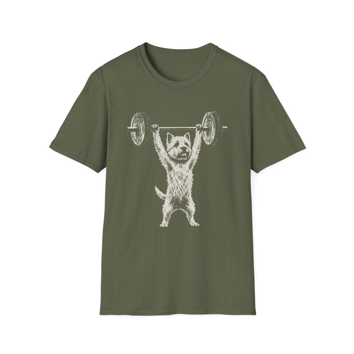 Norwich Terrier Powerlifting Tee