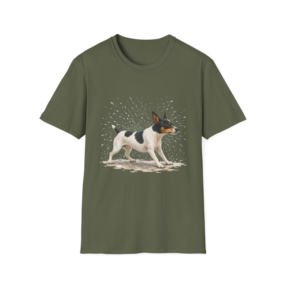 Not A Fan Of Bath Time Rat Terrier Tee