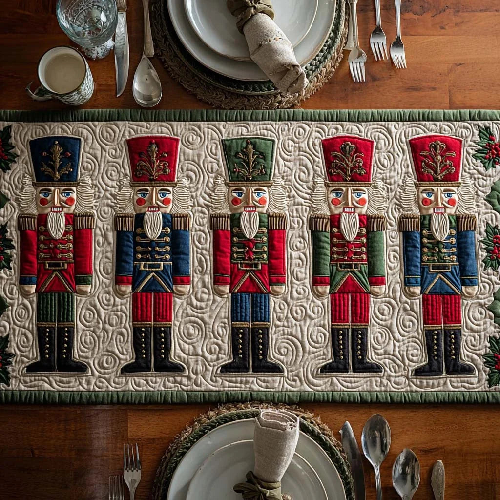Nutcracker Classic Quilted Table Runner