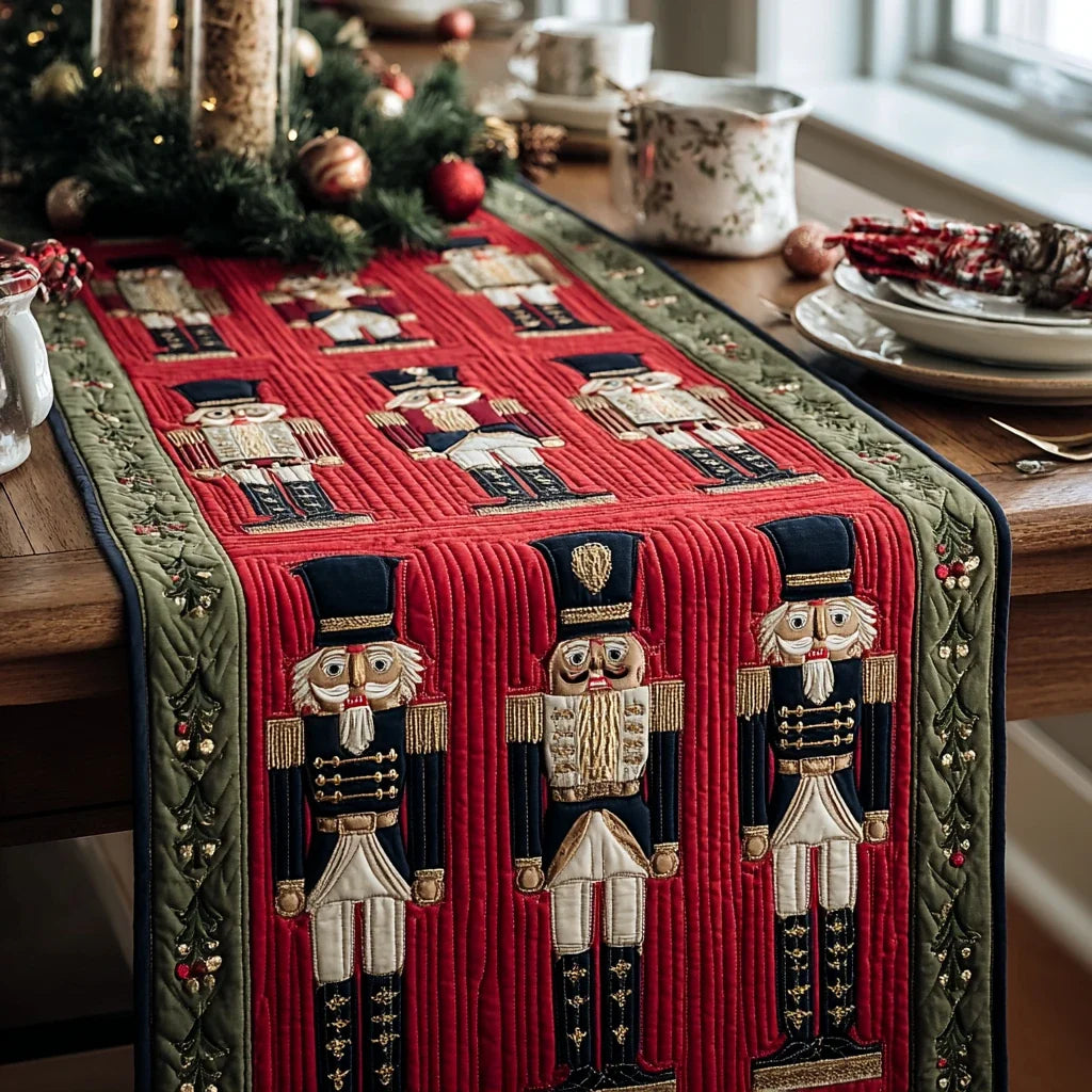 Nutcracker Classic Quilted Table Runner