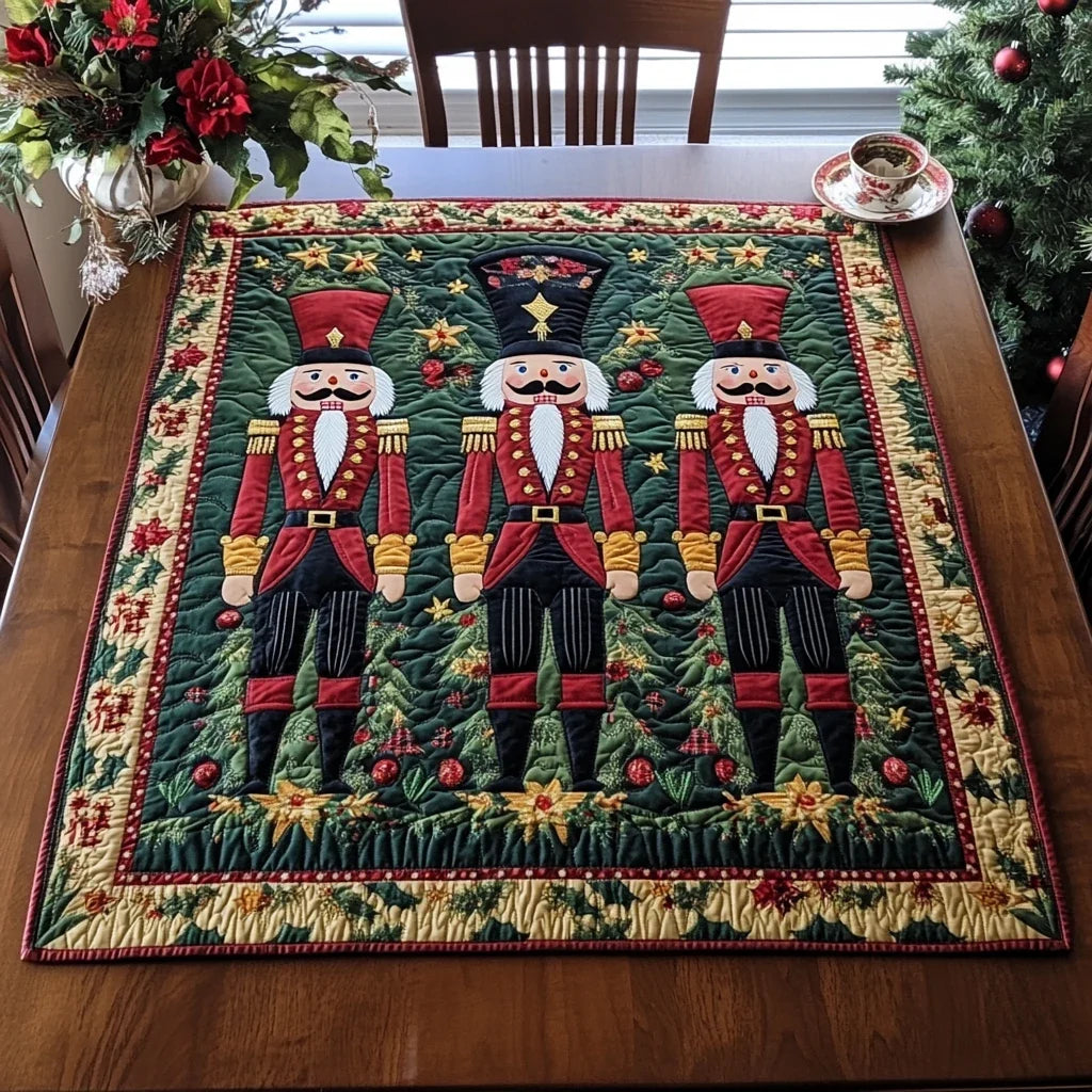 Nutcracker Dreams Quilted Table Topper