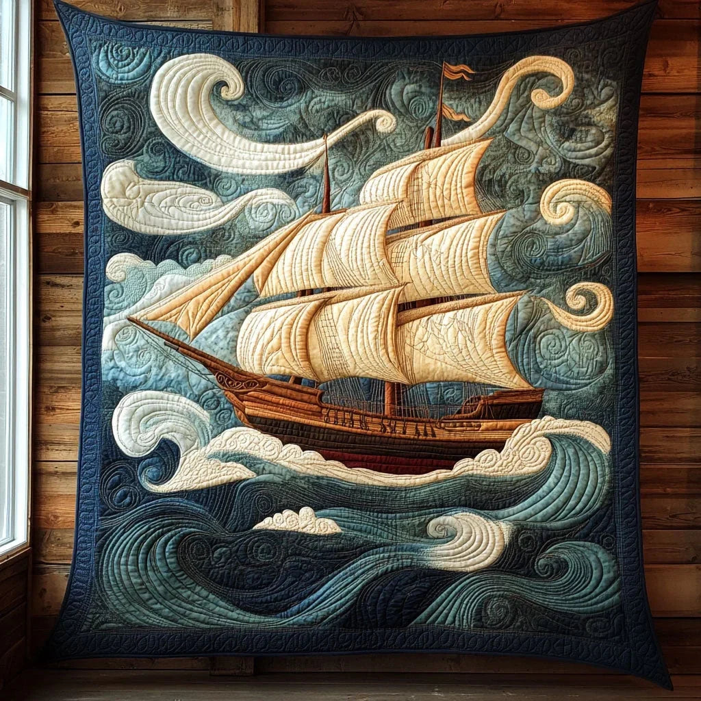 Ocean Breeze Quilt Blanket