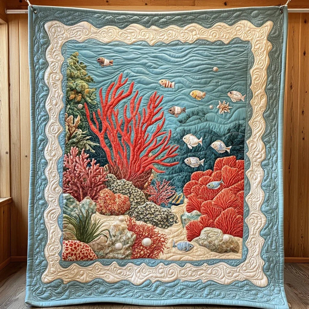 Ocean Charm Quilt Blanket