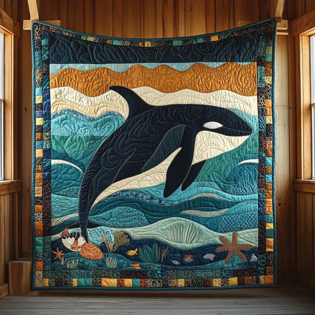Ocean Majesty Quilt Blanket