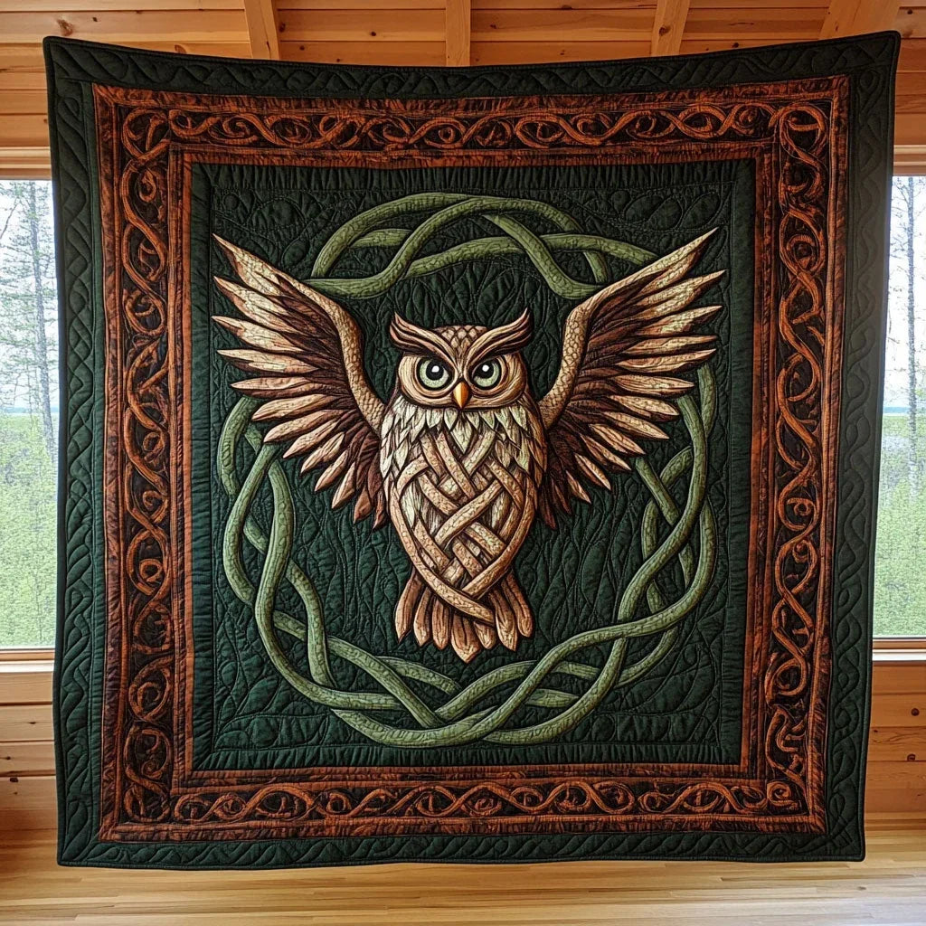 Owl Charm Quilt Blanket