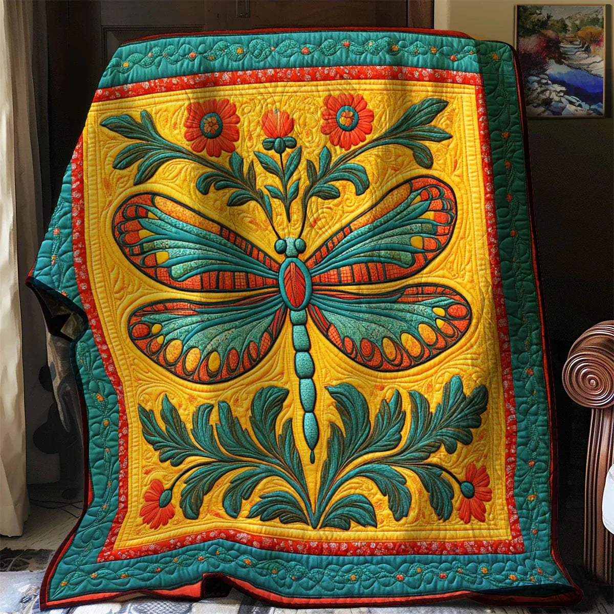 Painted Wing Quilt Blanket