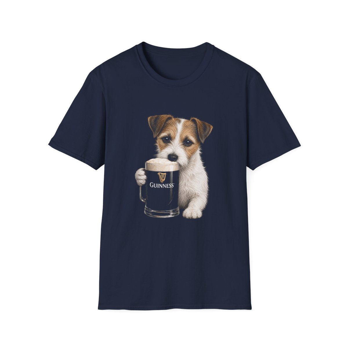 Parson Russell Terrier With A Pint Tee