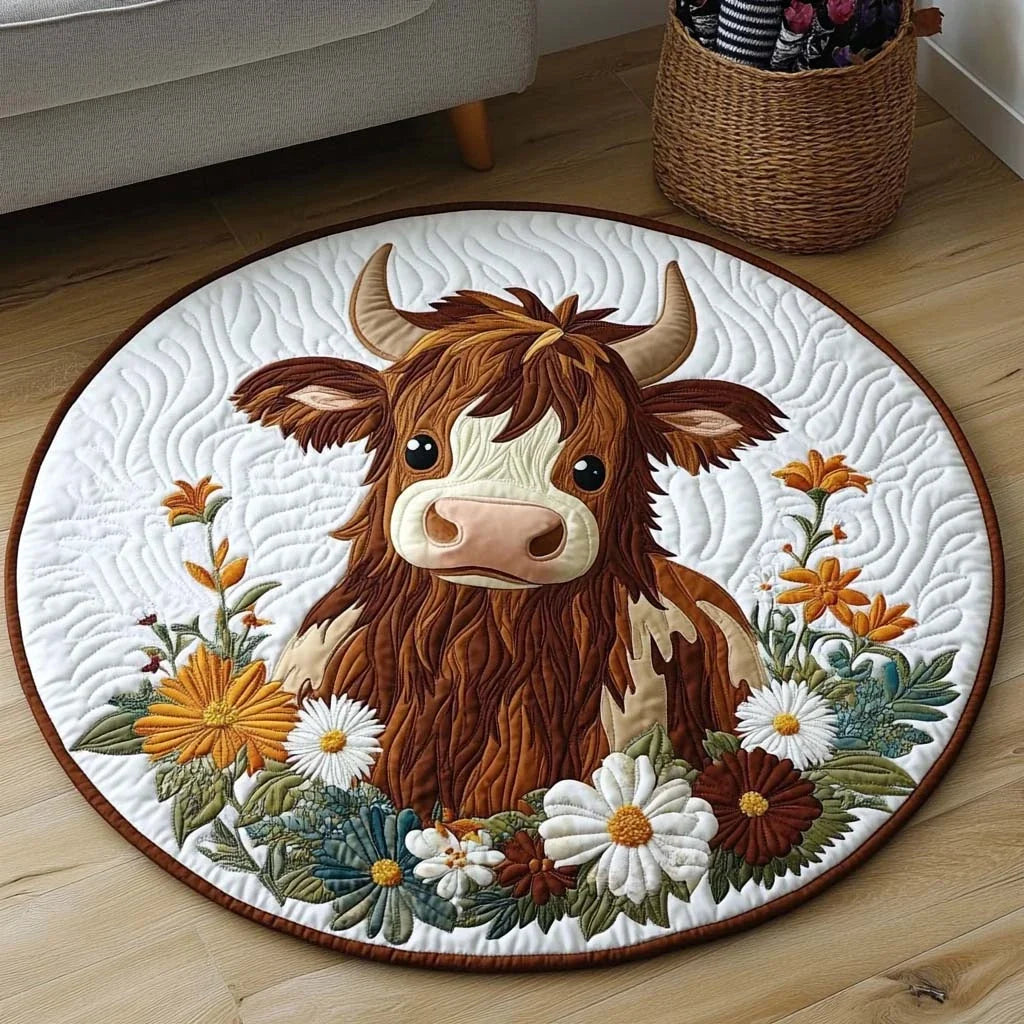 Pasture Pals Quilted Round Mat