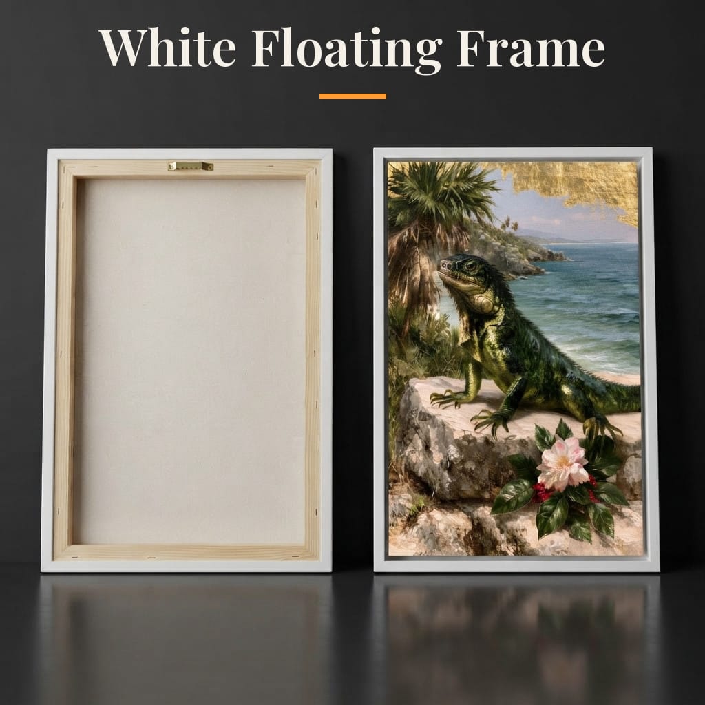 Patient Watcher of the Pacific Shore Canvas Wall Art