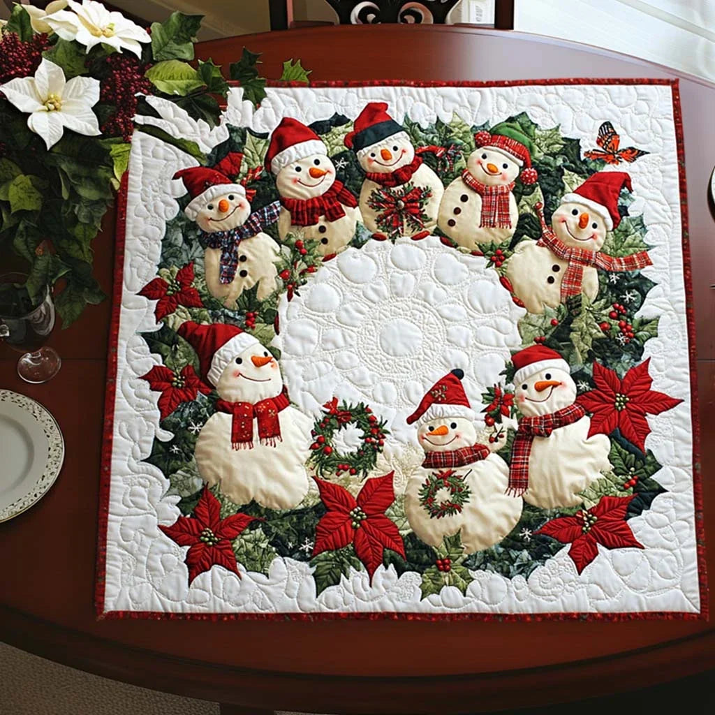 Peace Light Quilted Table Topper