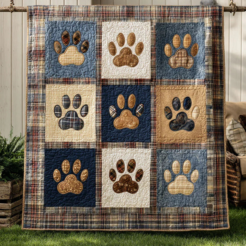 Pet Corner Quilt Blanket - Quilted Blanket by Wild and Way