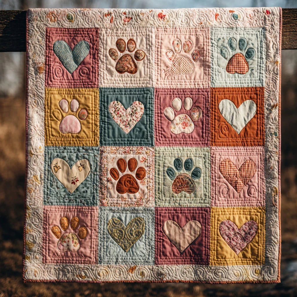 Pet Garden Quilt Blanket - Quilted Blanket by Wild and Way