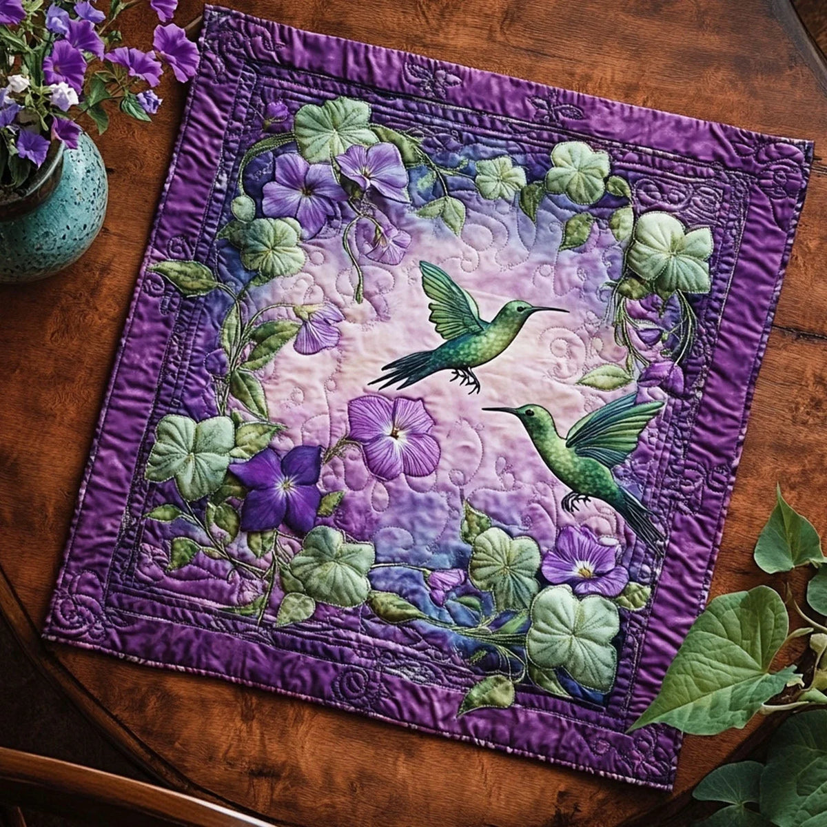 Petal Sipper Quilted Table Topper